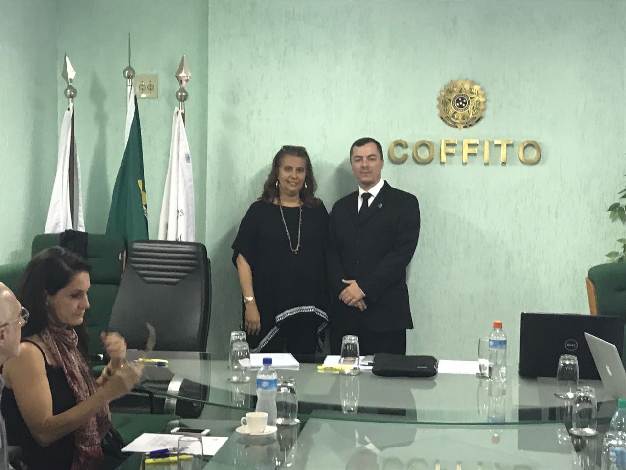  A Presidente da AFB e o Vice Presidente da SONAFE Dr. Rodrigo Ribeiro de Oliveira